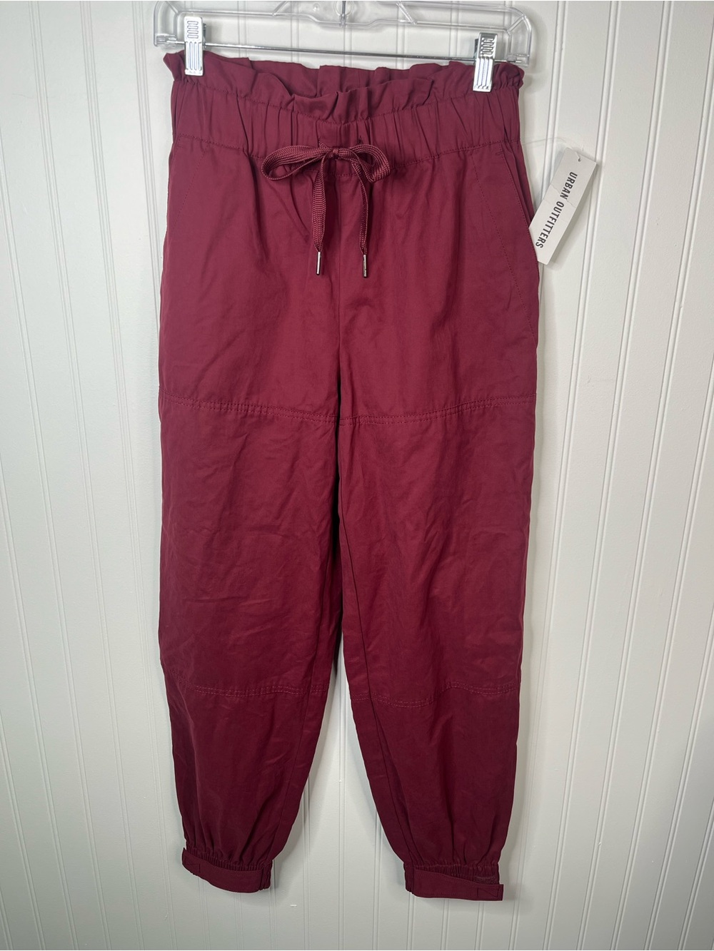 Urban Outfitters Paperbag Jogger Pants Drawstring Utility Cargo Small NWT - Picture 3 of 10
